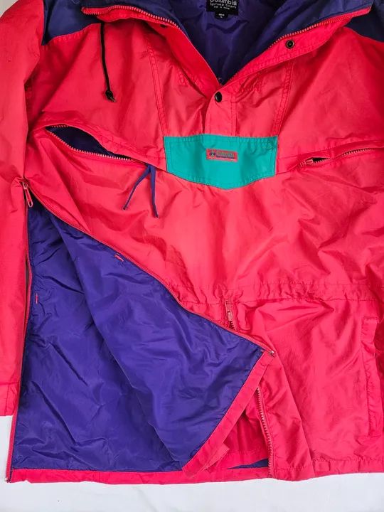 Jaqueta Columbia Vintage Anos 90 tam.GG corta vento impermeavel n é the north face nike - Foto 5
