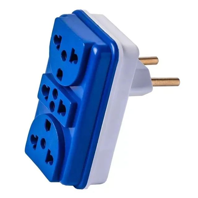 Adaptador de Tomada Benjamin Bob T 3 Entradas 10A 20A