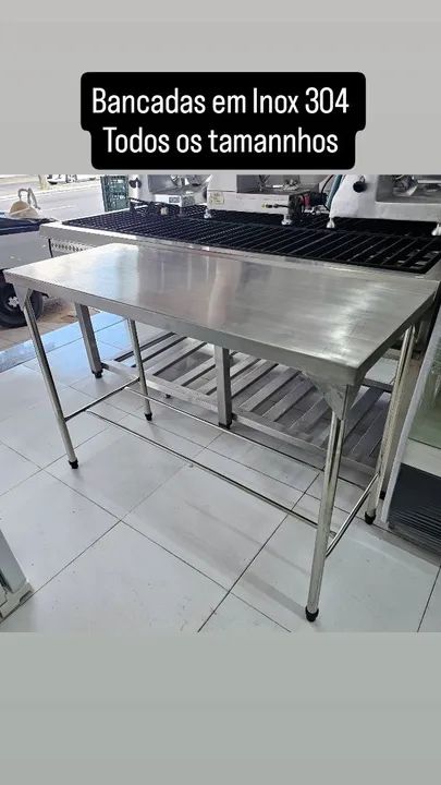 Bancadas em inox aço 304 até 12x  - Foto 4