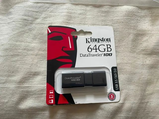 Pen drive usb 3.0 kingston dt100g3-64gb datatraveler 100 64gb generation 3 Original - Foto 4