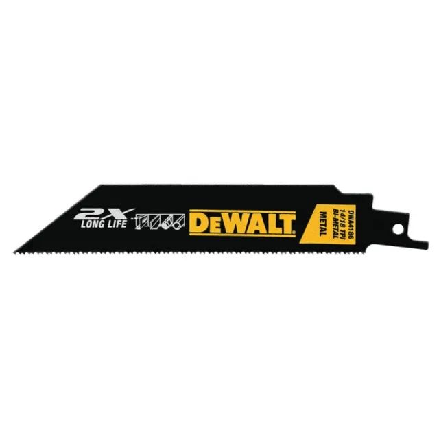 Lâmina de Serra Sabre Bimetal Alto Rendimento 6'' 150mm x 14TPI 5 Peças Dewalt DWA4186 - Foto 2