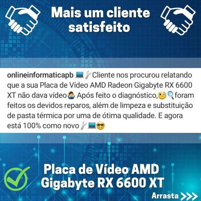 Conserto de Placa de Vídeo e Notebook em João Pessoa  - Foto 2
