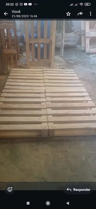 Sofá de Pallet para Área Externa - Foto 3