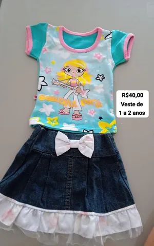 Opções de roupas infantil para meninas 