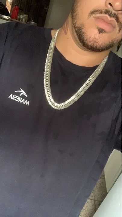 Cordão de Prata Masculino - Novo