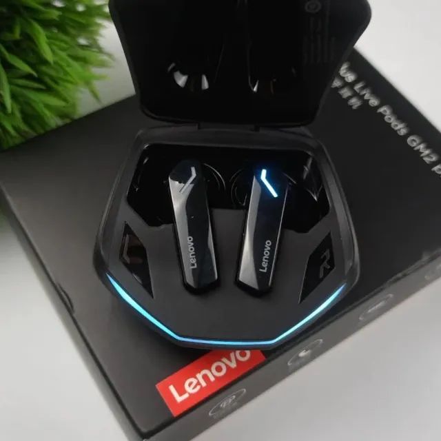Fone Bluetooth Gamer GM2 Pro Lenovo[NOVA TECNOLOGIA BLUETOOTH 5.3] - Foto 4