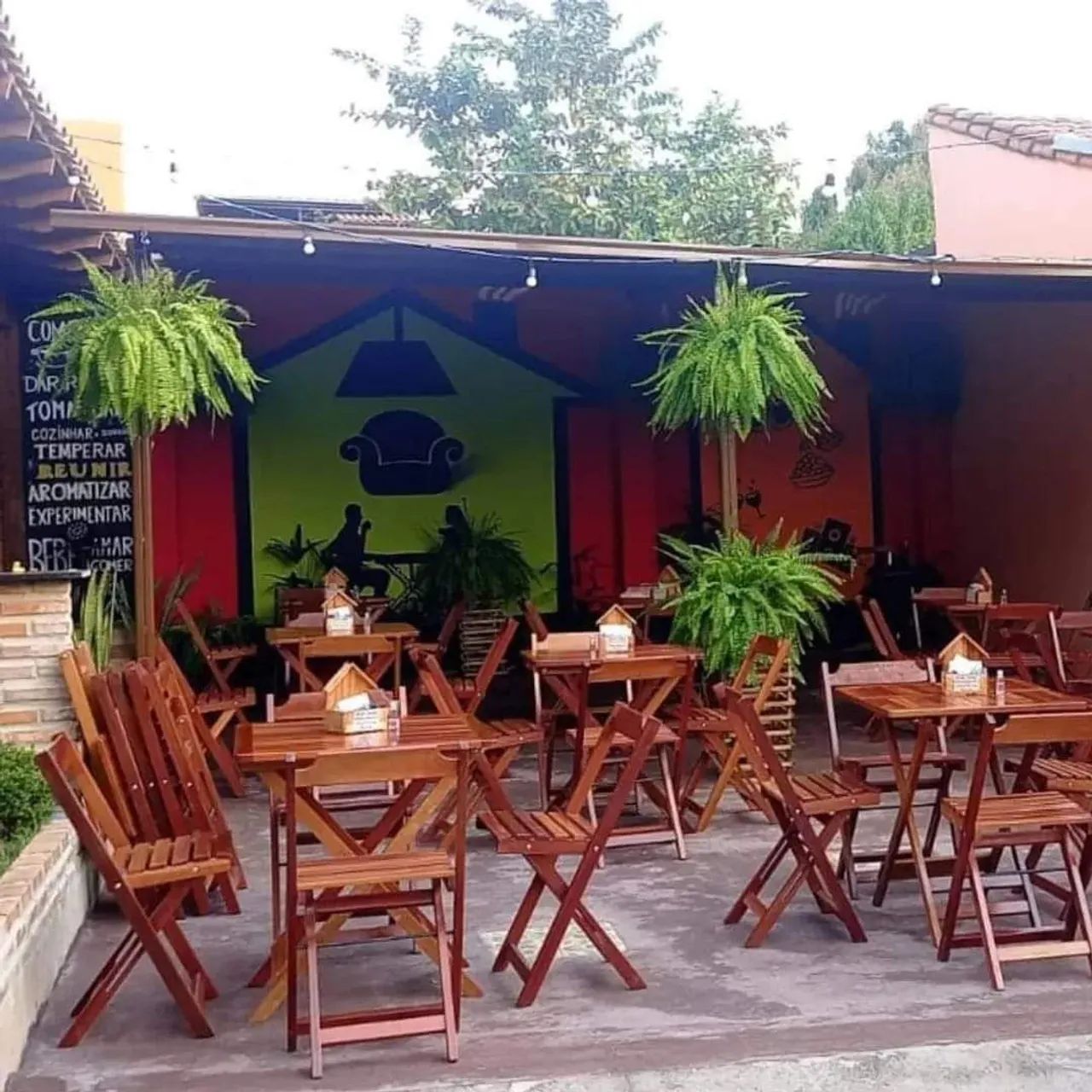 Mesas comercial de Madeira 