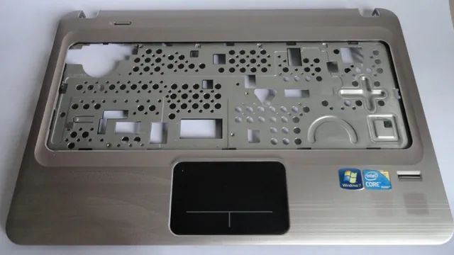 Carcaça superior do notebook HP pavilion series dm4, com touchpad, leitor  impressao - Foto 4