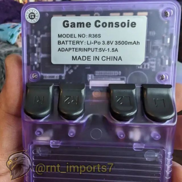 Console de jogo portátil r36s  - Foto 6