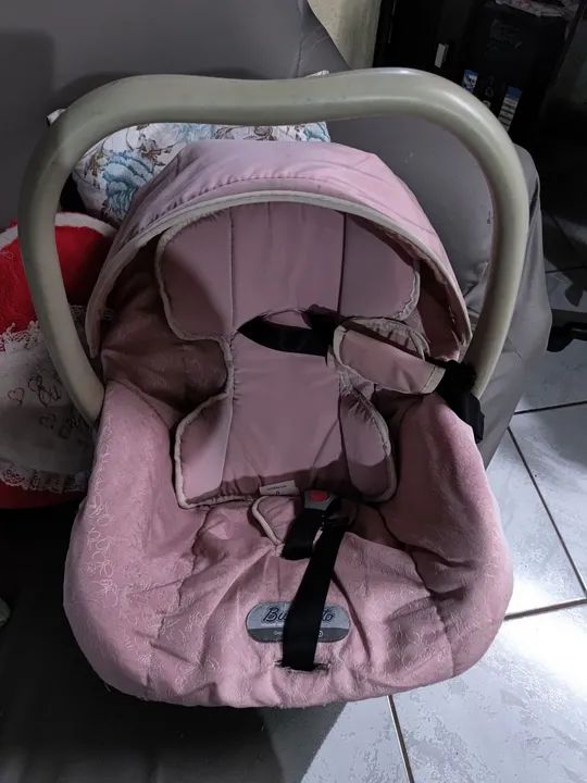 Bebê conforto burigotto ROSA Super conservado - Foto 6