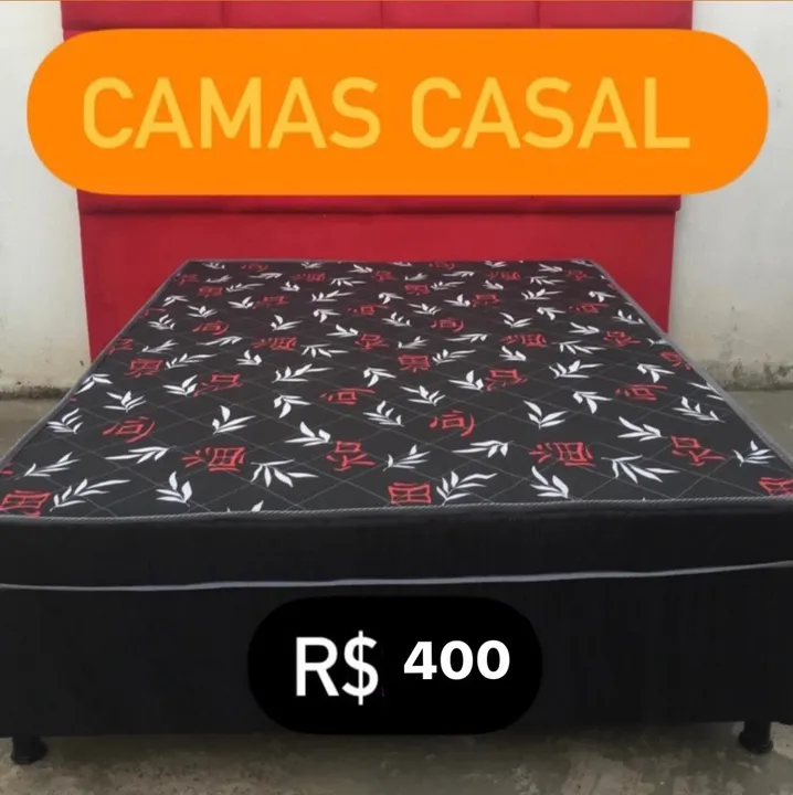 Cama Box Casal Acoplada 