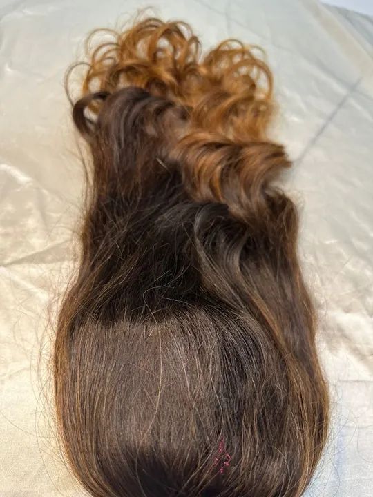 Cabelo Humano indiano moreno iluminado - Foto 3