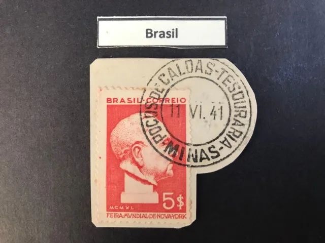 Selo Postal Filatelia do Brasil Feira Mundial Nova York 1940 C-154 (U)