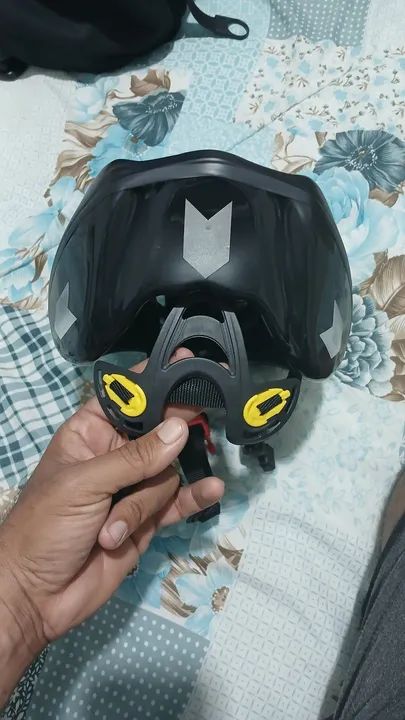 Capacete Ciclismo Adulto Preto - Foto 2