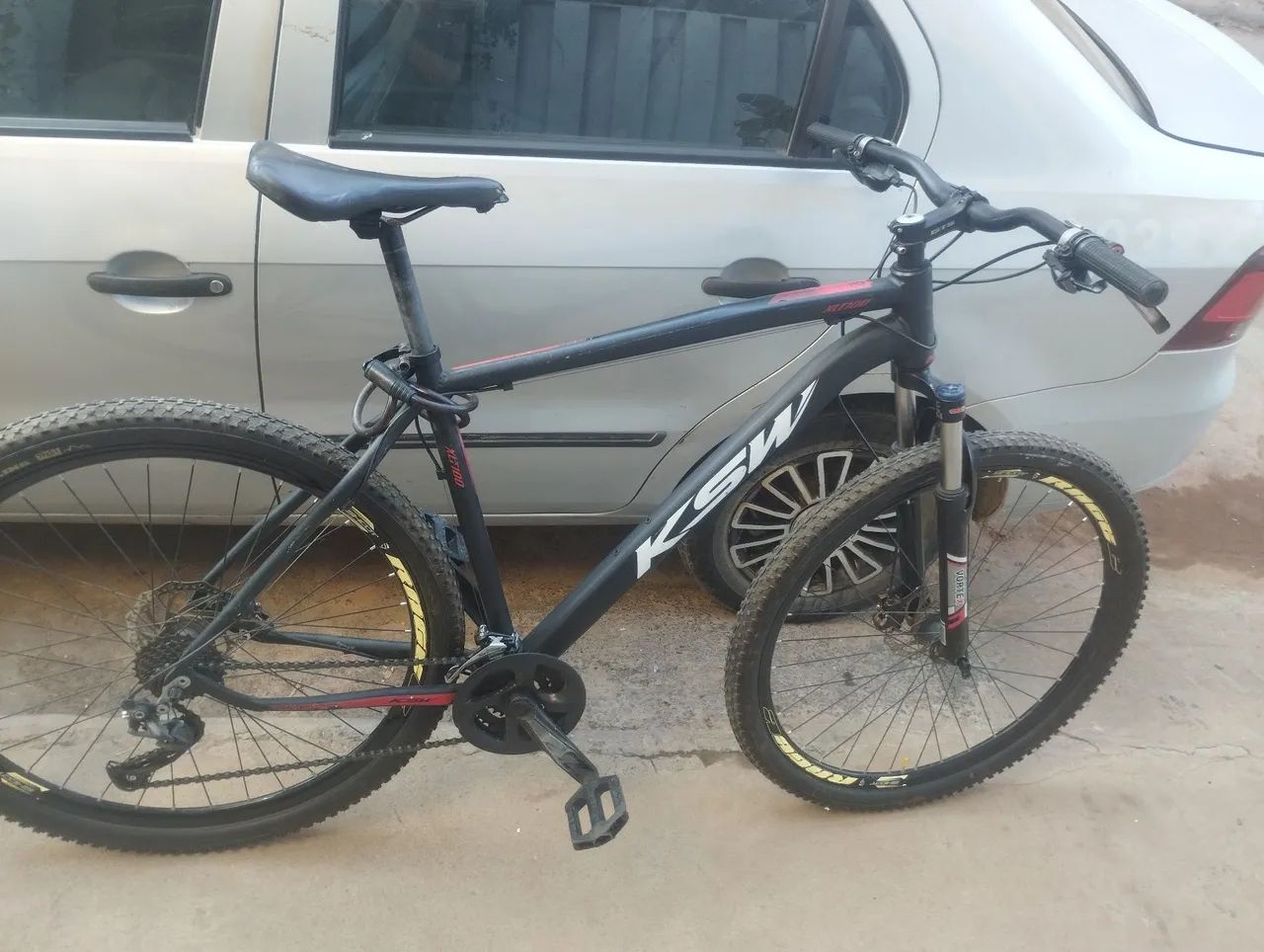 Bicicleta KSW Mountain Bike Aro 29 freio hidráulico top 