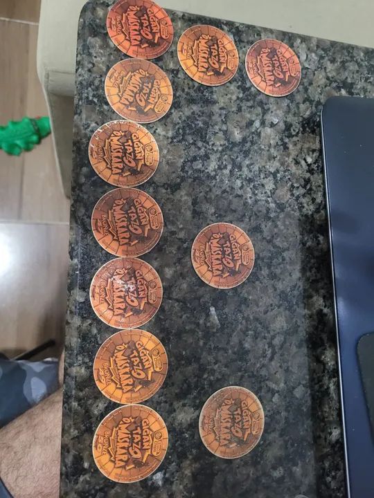 11 Tazos Gigante Taz Maskara(bronze)