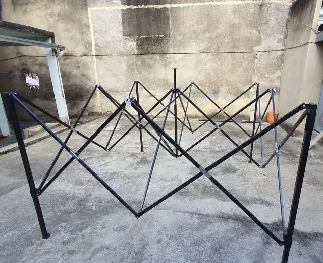 Armação P/ Tenda Sanfonada gazebo 3x3 (Nova) - Última Unidade