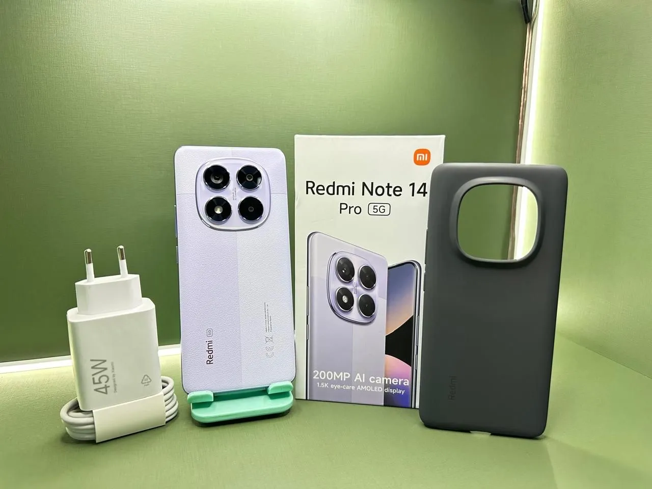 Celular Redmi Note 14 Pro 5G NFC 256GB/08GB RAM Lilás Novo Lacrado Entregamos Grátis