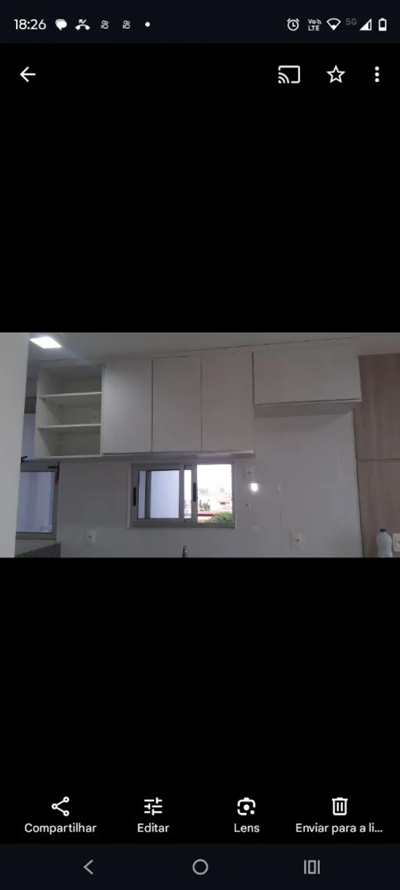 Armário de Cozinha Branco planejado
