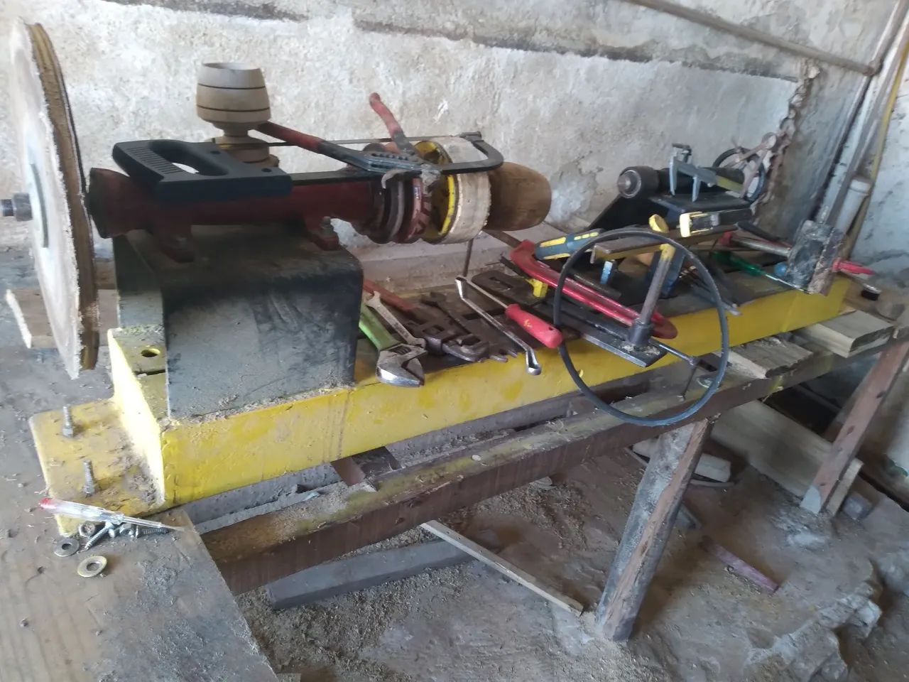 Torno de madeira usado - Foto 6