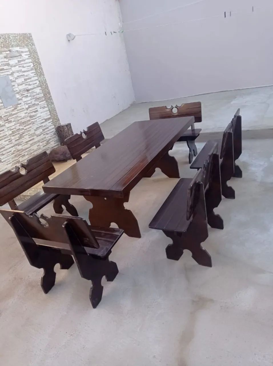 Mesa de Ardósia Sertaneja - Qualidade e Estilo Rústico - Foto 5