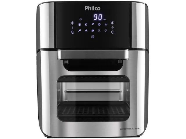 Air Fryer Philco Oven PFR2200P Preto 3,5L com Forno e Timer( produto novo/ lacrado) - Foto 5