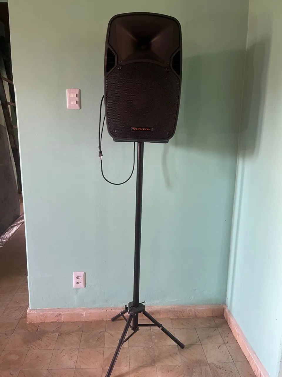 Caixa de Som Amplificada Hayonik + pedestal - Foto 2