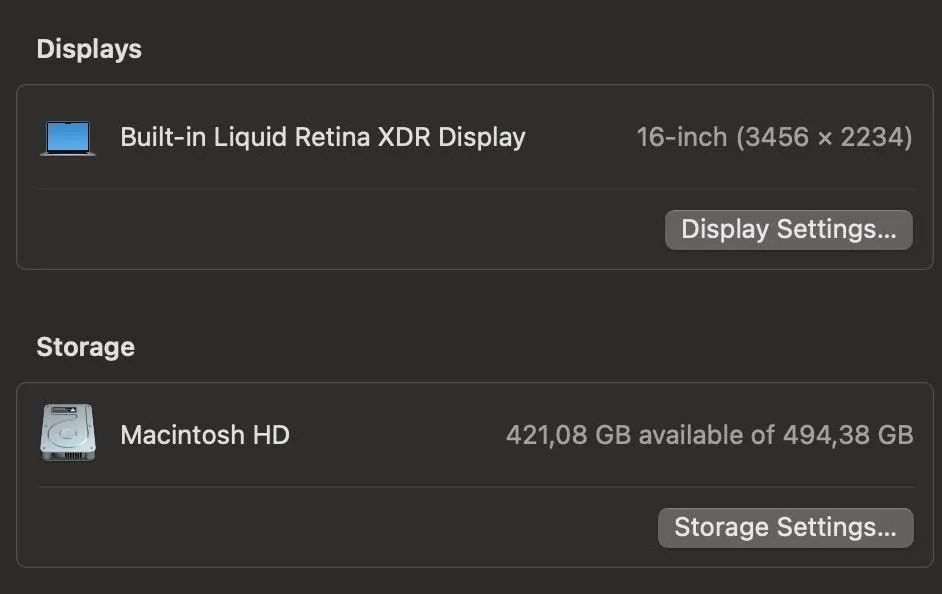 MacBook Pro M1 2021 - 16?, 16 GB - SSD 512 GB - Foto 3