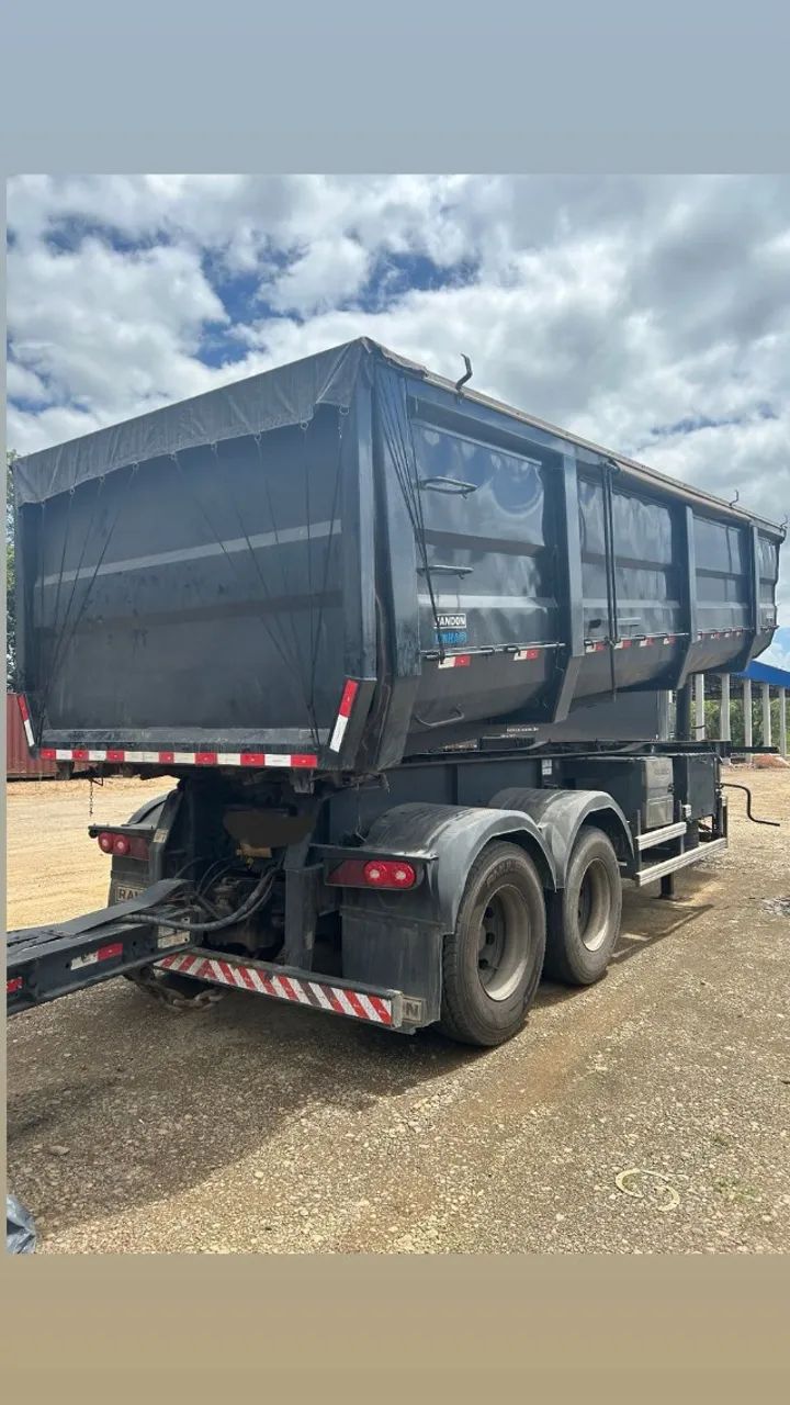 Rodocaçamba Randon 2022  Dolly Rebaixado 35m3  - Foto 6