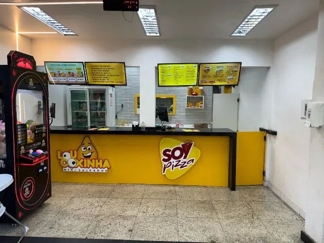 Ponto comercial completo! LouCoxinha + Soy Pizza lucrando!
