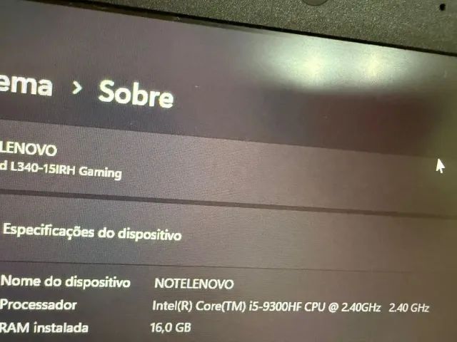 Notebook Lenovo Ideapad L340 Gamer - Foto 5