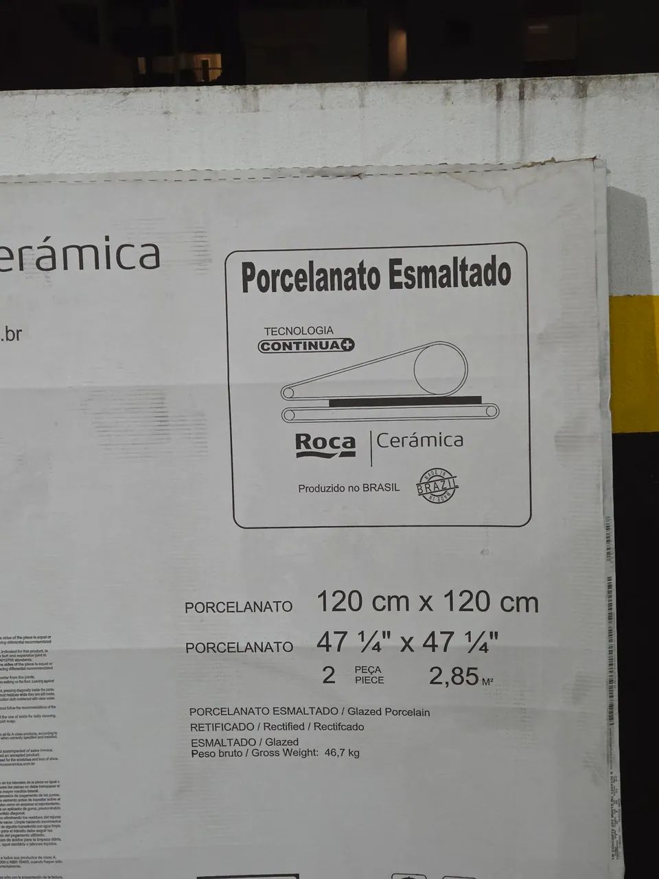 Porcelanato esmaltado 120cmx120cm ROCA CERAMICA - Foto 2
