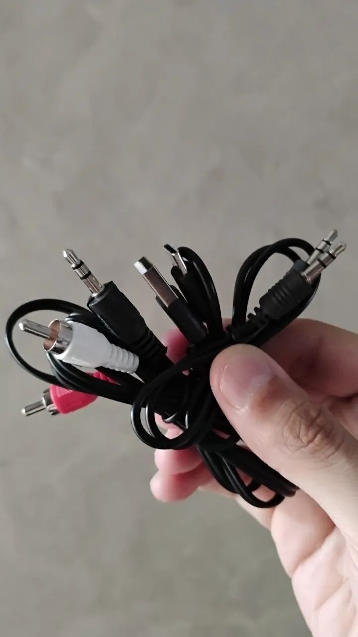 Receptor de Áudio Bluetooth 5.0 - Com Cabos - RCA / P2 - Novo - Foto 5