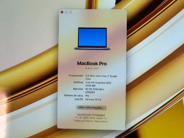 MacBook Pro 15" - i7 - 2017 - Foto 5