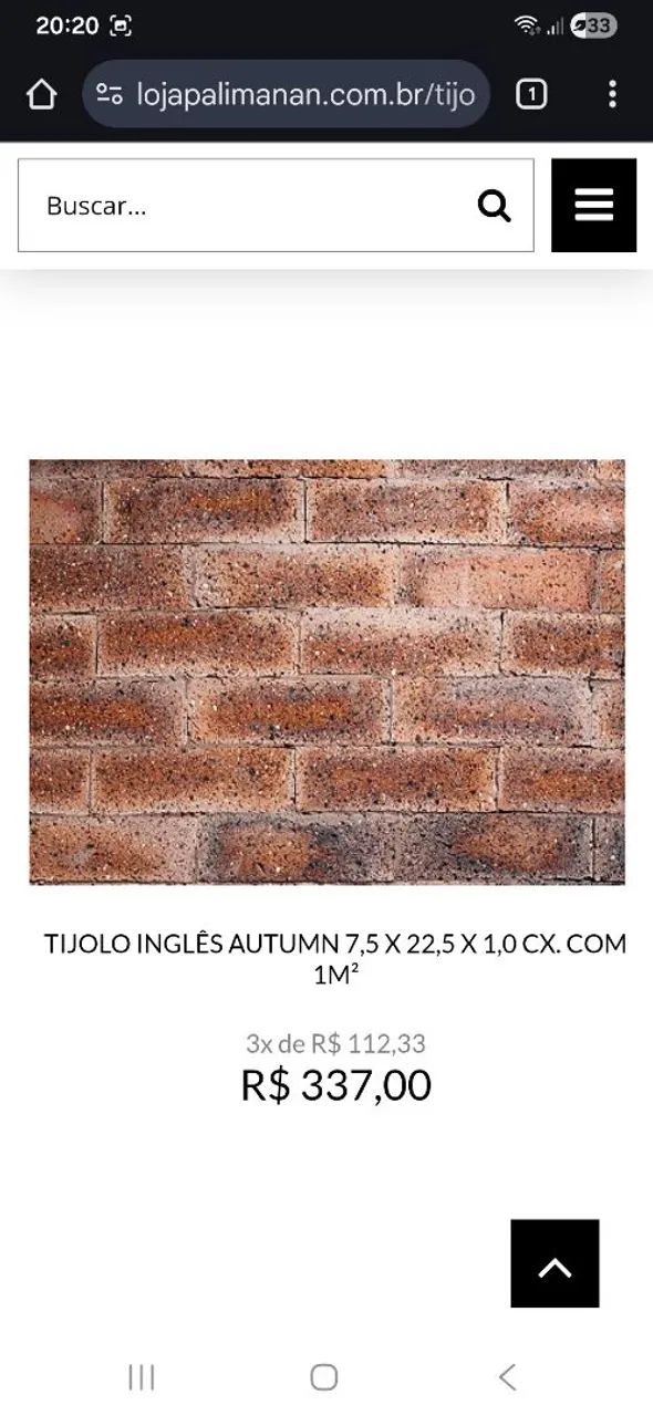 Pedra e Tijolos para Decoração 