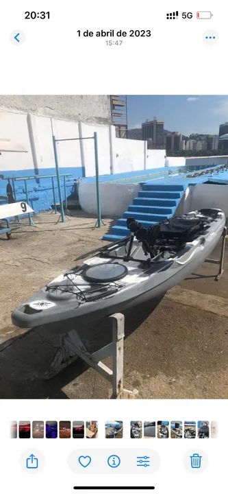 Caiaque Hook Power- com pedal - Foto 4