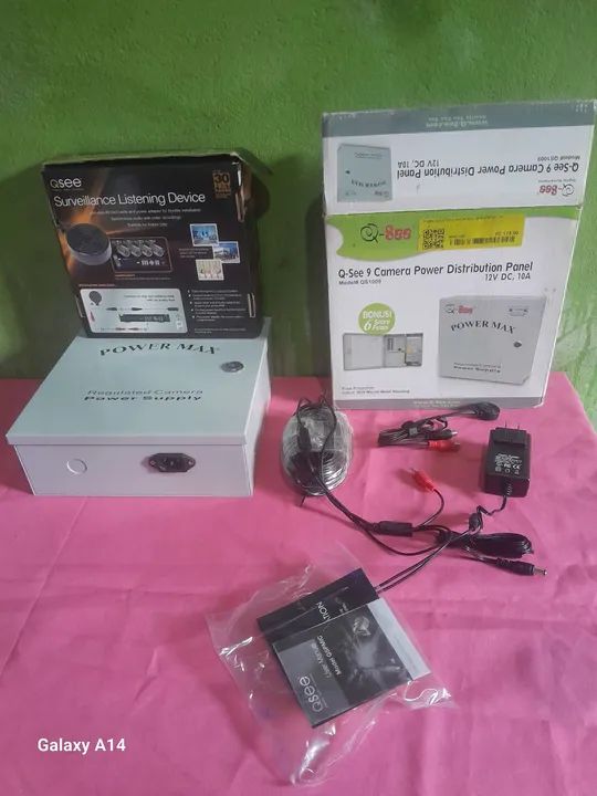 PAINEL DE DISTRIBUIÇÃO QS1009 PARA CÂMERAS DE SEGURANÇA 