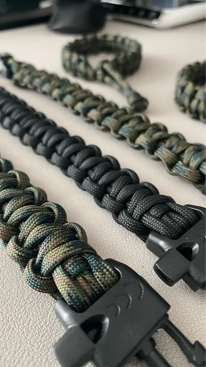 Pulseiras de sobrevivência Paracord USA