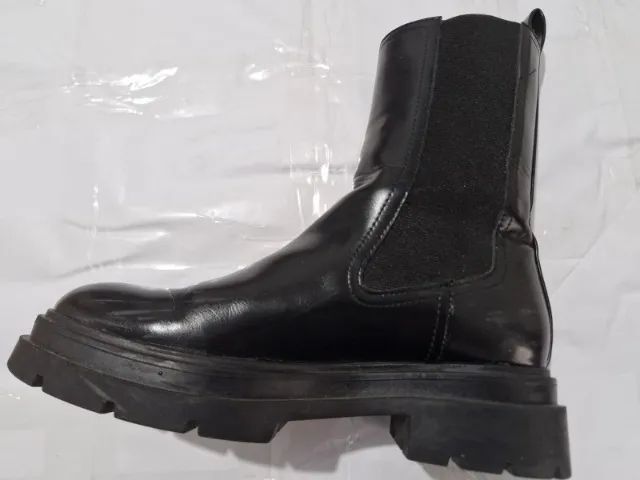 Bota Couro Tratorada Coturno Zara Original - Foto 4