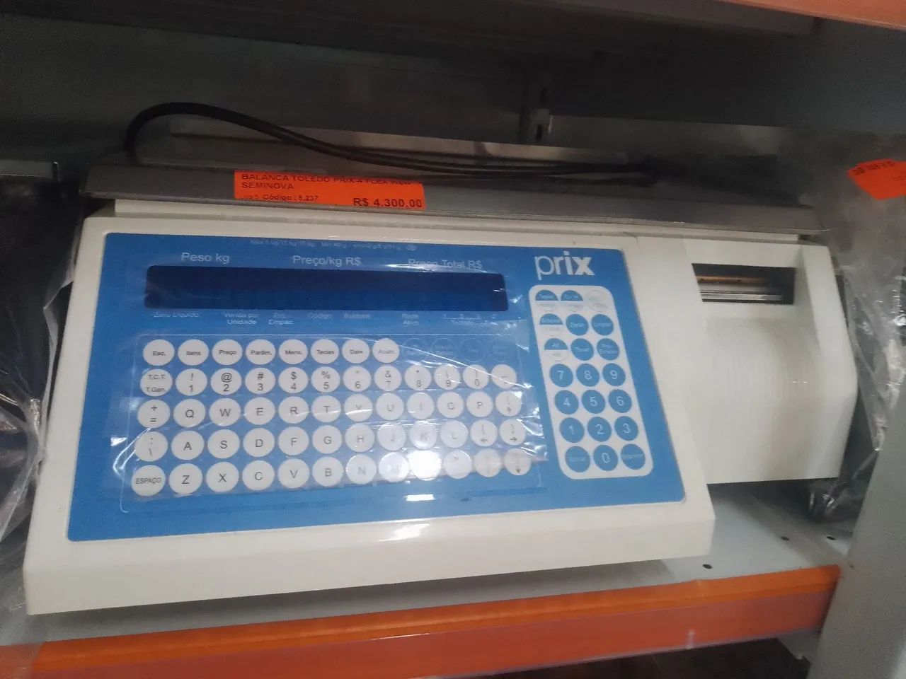 Balança Toledo Prix Flex Semi nova 