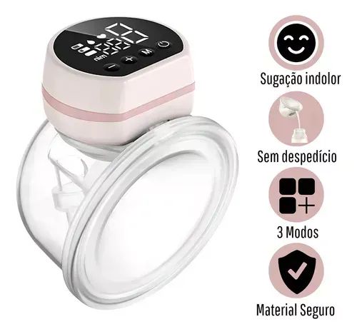 Bomba de Leite Materno - Wearable Electric Pump - NYK02 - Foto 2