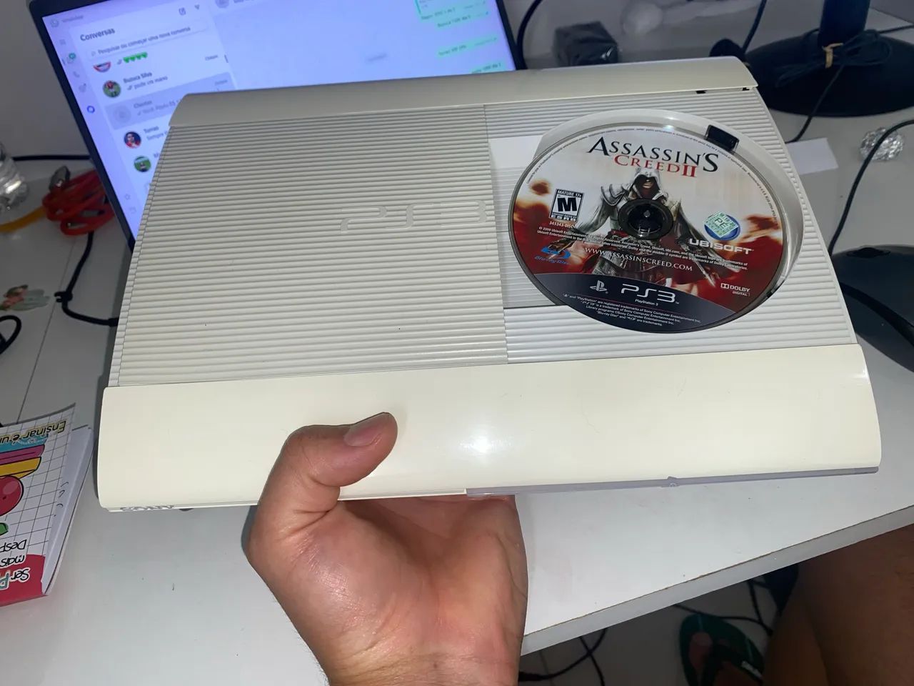 ps3 raro, branco!  - Foto 2