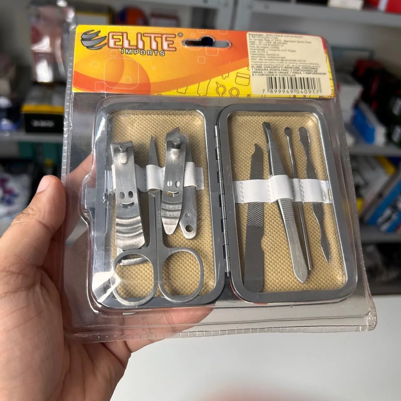 Kit de Manicure Elite Imports - 7 Peças