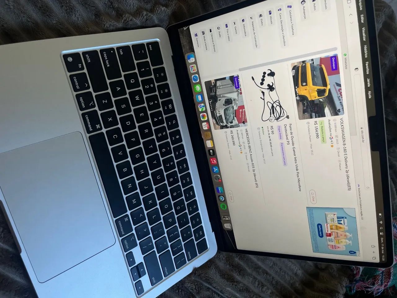 MacBook Air M2 256GB 8GB Ram 11 Meses Garantia  - Foto 2