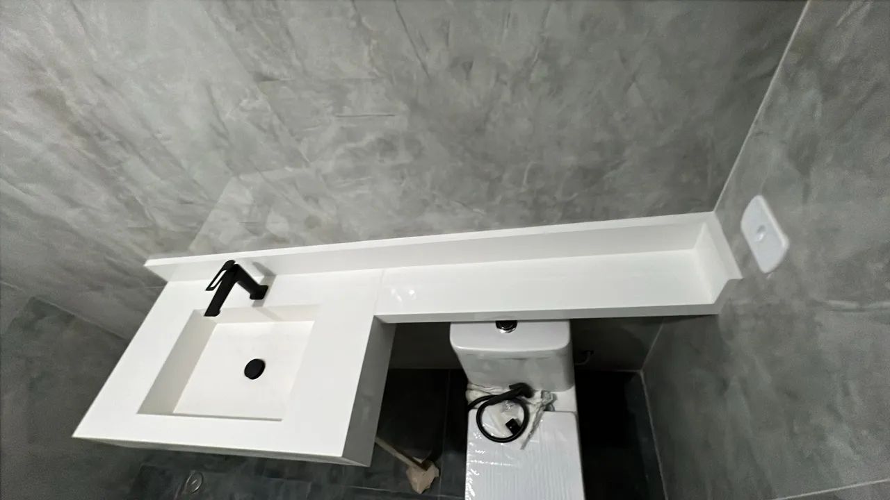 Lavatório de porcelanato - Foto 4