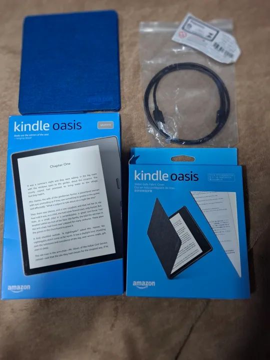 Kindle Oasis - Novo - Com capa