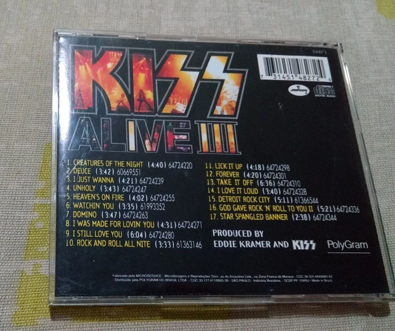 cd kiss alive 3- Original  - Foto 5