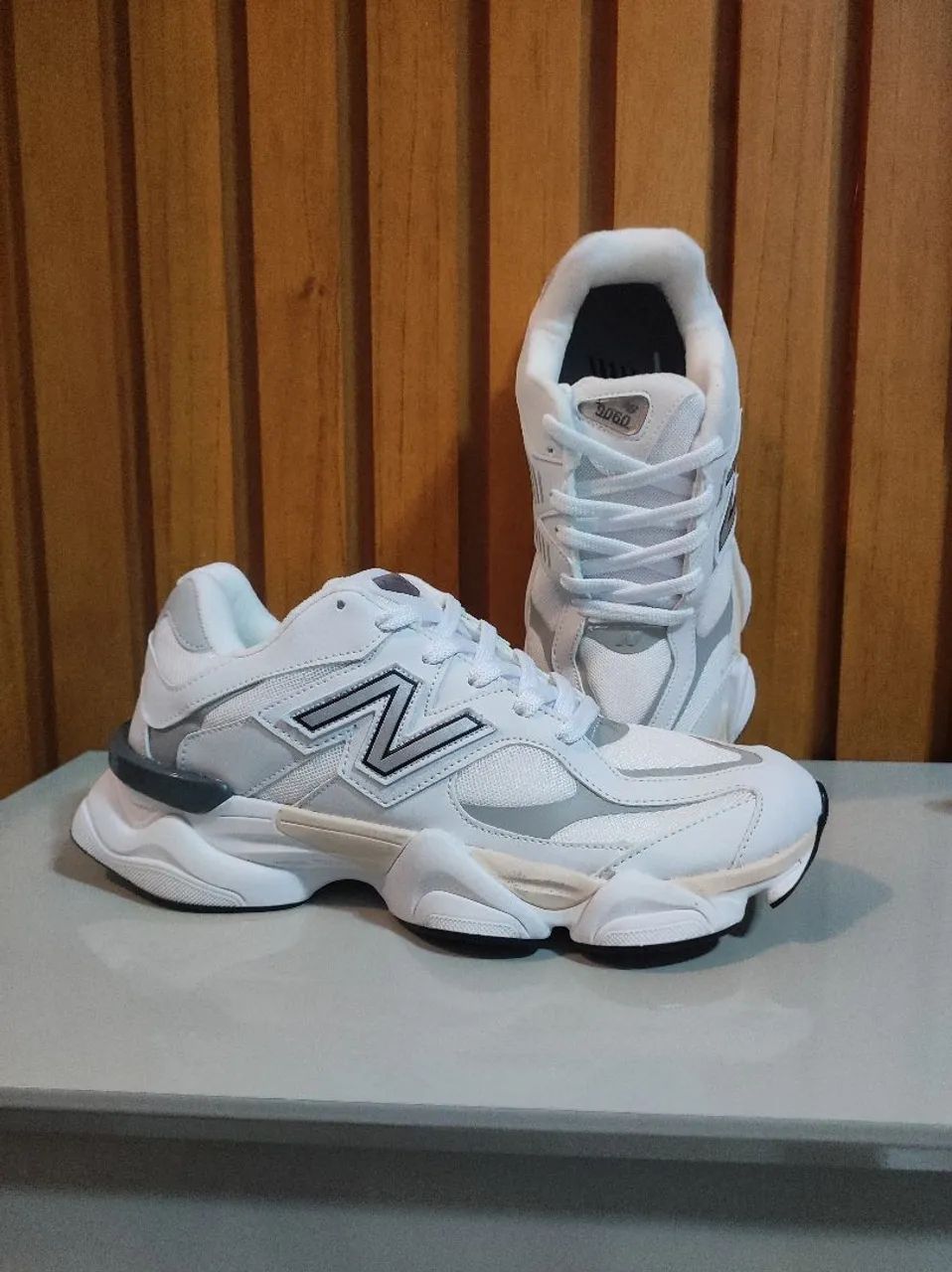 Tênis New Balance 9060 Branco - Foto 3
