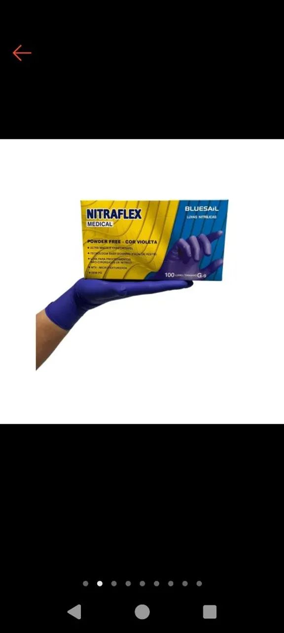 Luva látex procedimento P e PP (M 18.00) - Foto 4