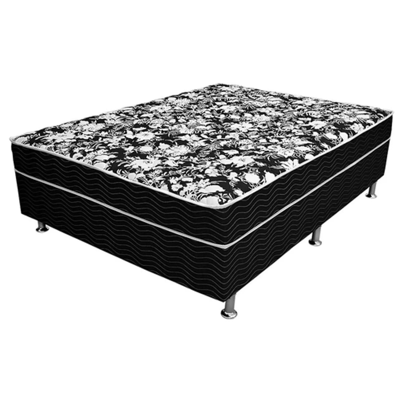 Cama Box Casal Floral Elegante R$ 249,99